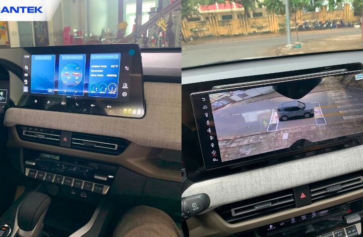 Xforce lên màn hình liền camera 360 Santek ST930: Trải nghiệm lái xe thông minh