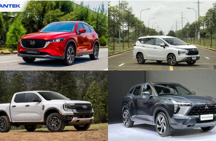 Bảng xếp hạng 10 ô tô bán chạy nhất tháng 1