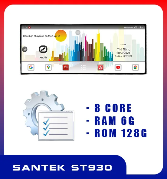 Man hinh android Santek ST930