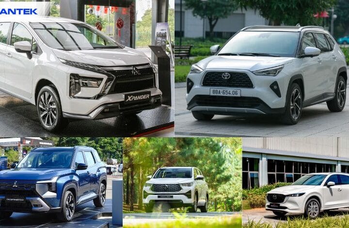 Danh sách 10 xe ô tô xăng, dầu bán nhiều nhất tháng 3 năm 2026