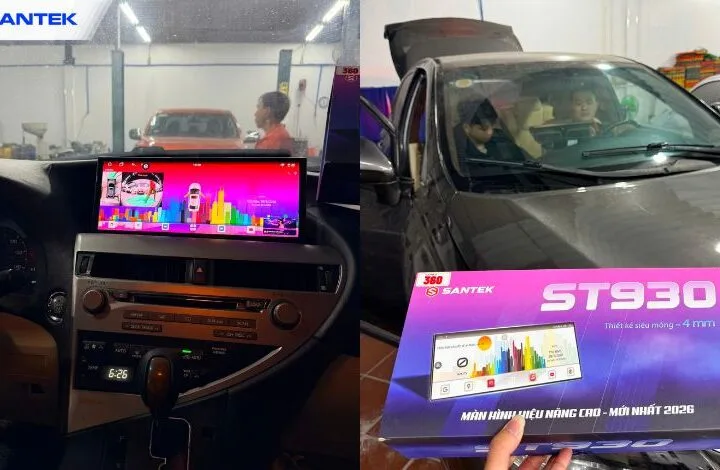So sánh màn hình Santek ST930 và Santek ST900 12.3 inch: Lựa chọn nào cho xế cưng