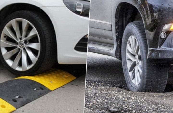 Có nên đạp phanh khi qua gờ giảm tốc, ổ gà? Hướng dẫn lái xe đúng cách